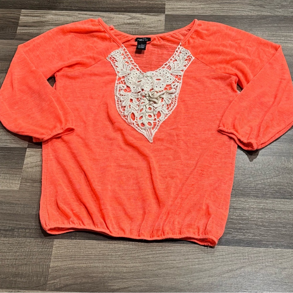 ⚠️Rue 21 Coral Blouse⚠️